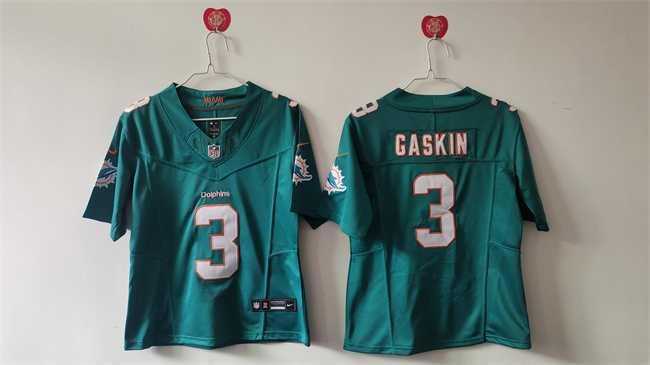 Womens Miami Dolphins #3 Odell Beckham Jr. Aqua F.U.S.E Vapor Untouchable Stitched Jersey